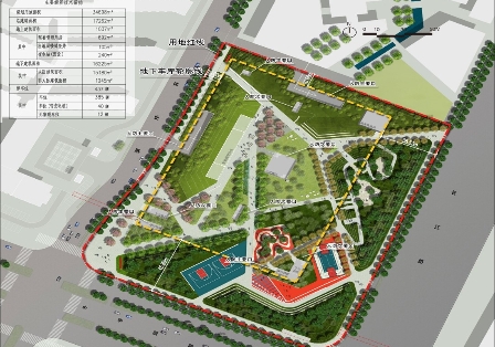 昆山市长江路公园及民防工程